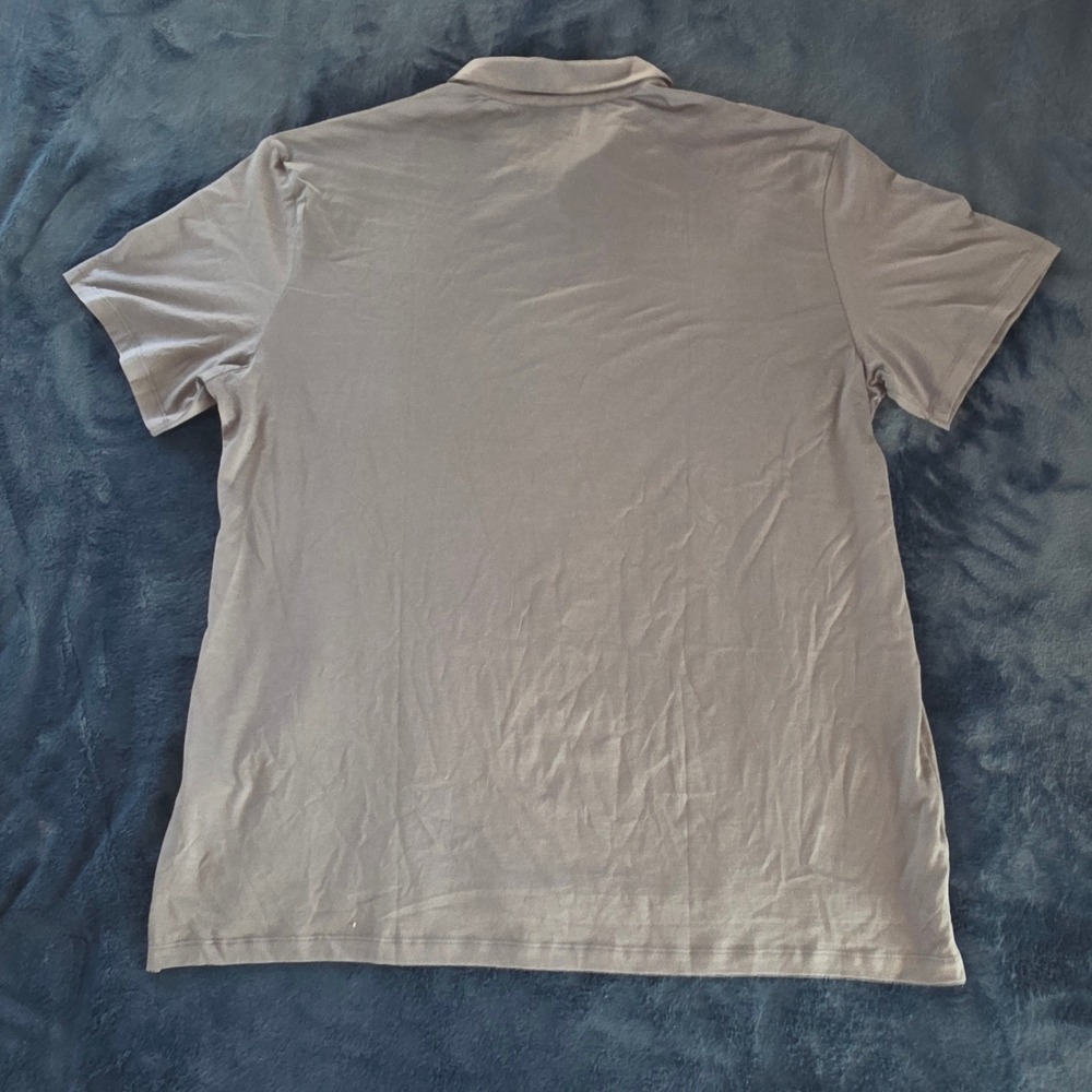 Quince Mens 100% Pima Cotton Luxe Touch Polo Faded‎ Indigo Gray XXL - Picture 7 of 15